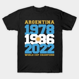 Argentina World Cup Champions 2022 T-Shirt